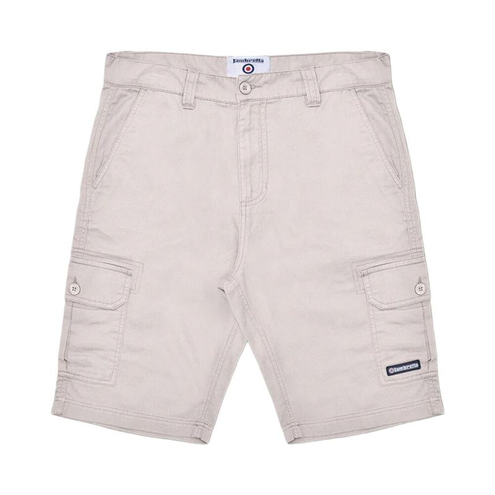 Lambretta Mens SS24 Cargo Shorts / Oatmeal